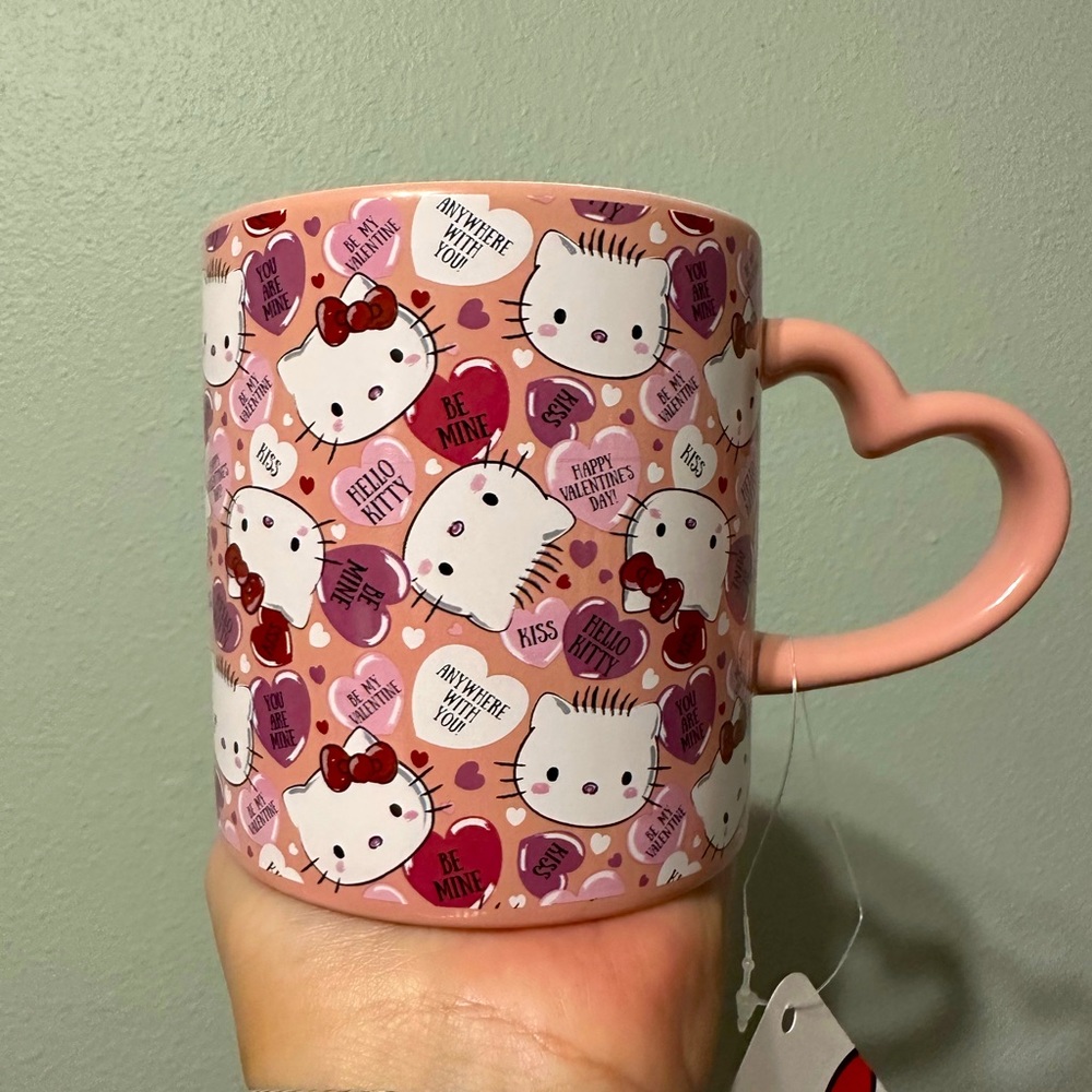 Hello Kitty Pink Valentines Mug